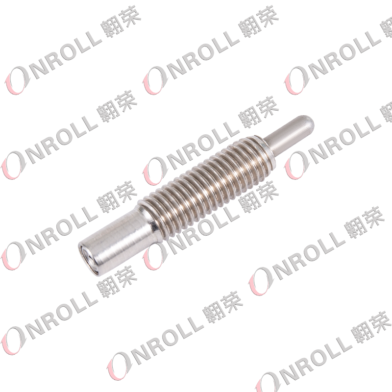 Plongeur à ressort Type de corps en acier inoxydable Types de charges légères Positionnement des ressorts Goupille télescopique